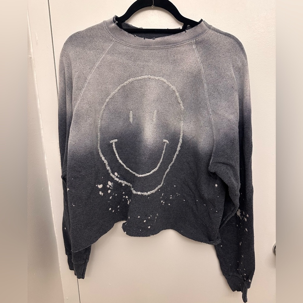 I STOLE MY BOYFRIENDS SHIRT CROPPED SWEATSHIRT